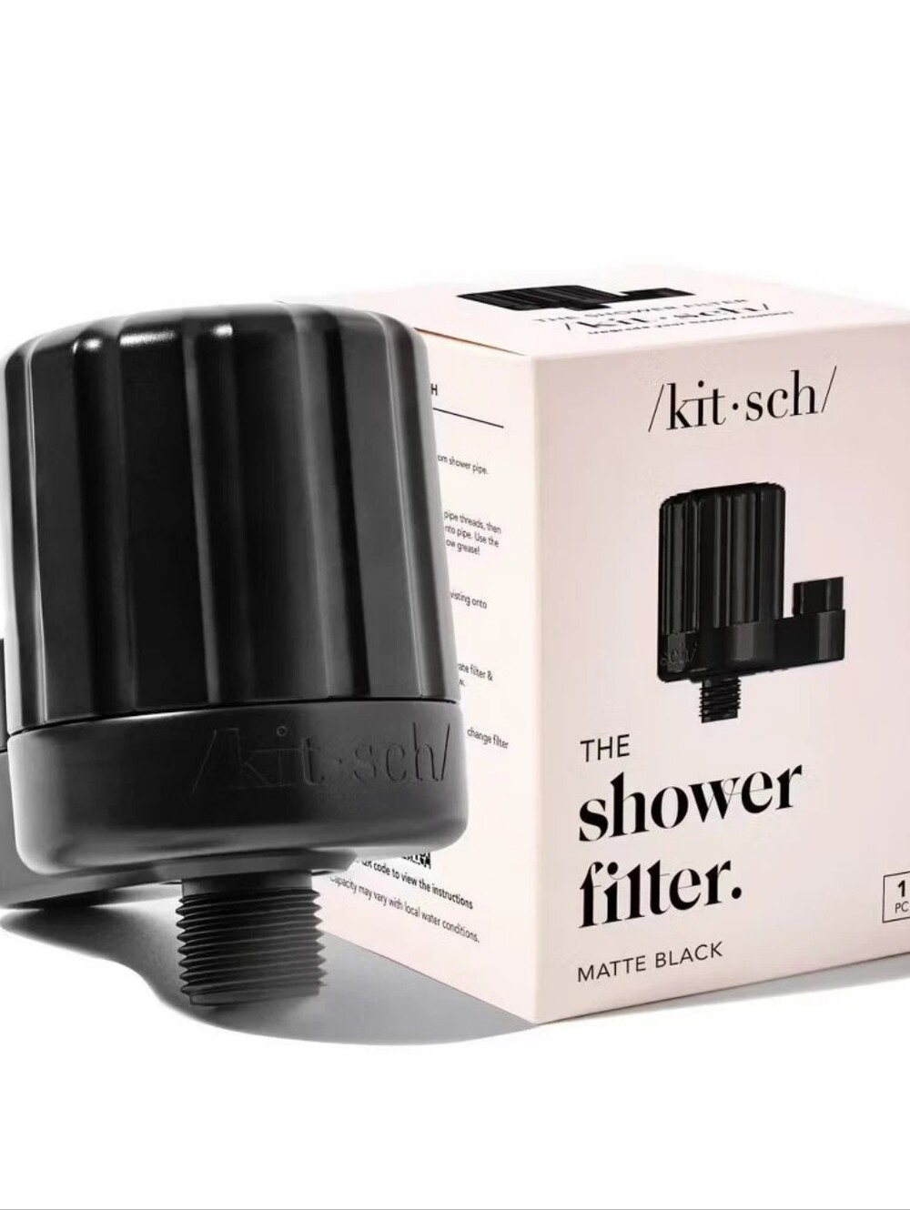 Kitsch Mass Purifying Shower Filter - Black